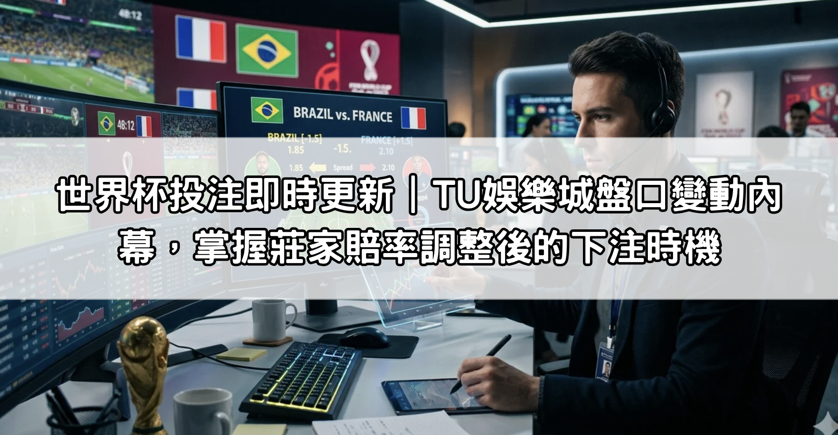 世界杯投注即時更新|TU娛樂城盤口變動內幕,掌握莊家賠率調整後的下注時機